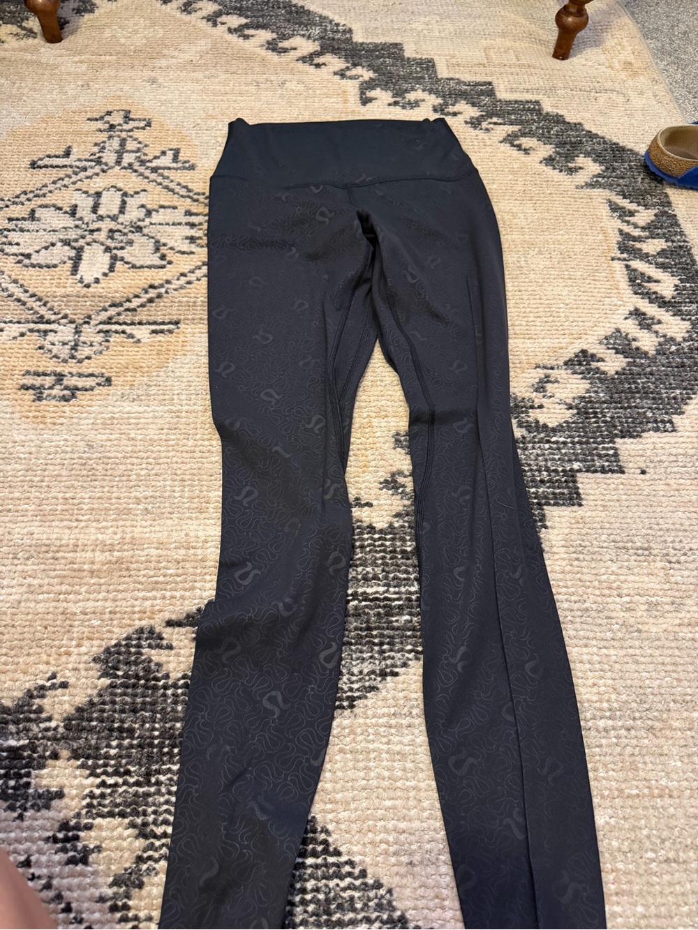 Lululemon Black Logo Leggings Align